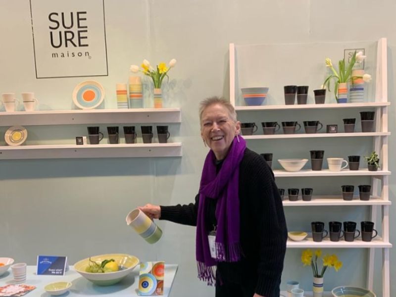 Sue Ure at Top Drawer in January