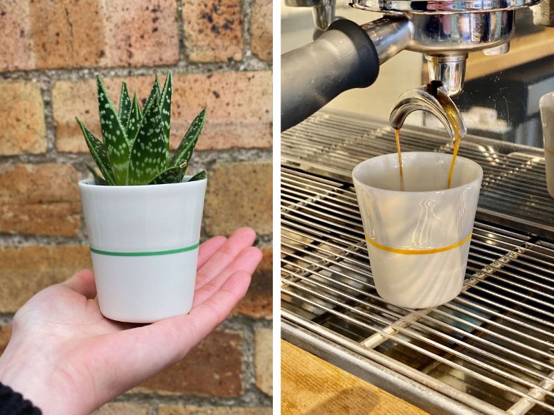 Small beakers from Ambit range by Sue Ure