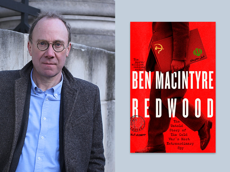 Be MacIntyre with the book jacket 'Redwood'
